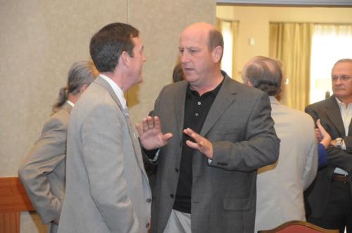 (from left to right) Secretary of State Ken Bennett, & Bas Aja, Director of Public Policy, Arizona Cattlemen's Association.