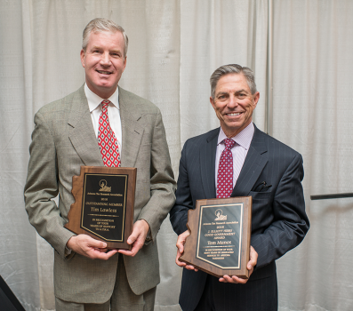 Tim Lawless (ATRA Outstanding Member Award) & Tom Manos (Good Government Award)